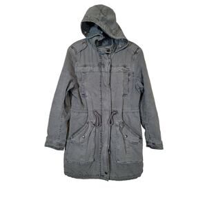 American Eagle Outfitters Field Utility Jacket with Hood Outdoor Green Size XS
